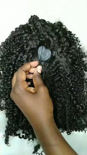 How To Make A DRAWSTRING PONYTAIL For Natural Hair| Low Ponytail Hairstyles