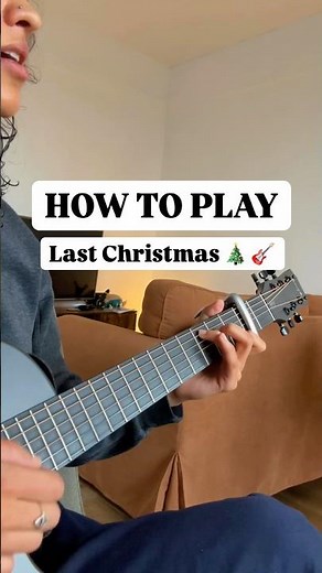 How to Play Last Christmas on Guitar (EASY TUTORIAL) 🎄🎸 #shorts