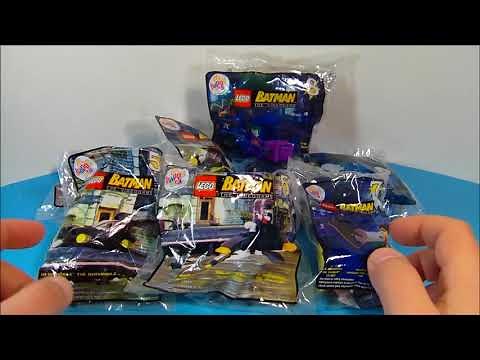 2008 LEGO BATMAN THE VIDEO GAME SET OF 8 McDONALD'S HAPPY MEAL VIDEO COLLECTION REVIEW