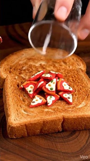 AI ASMR Toast Melt 🤤 | Most Satisfying Food Video #shorts #satisfying