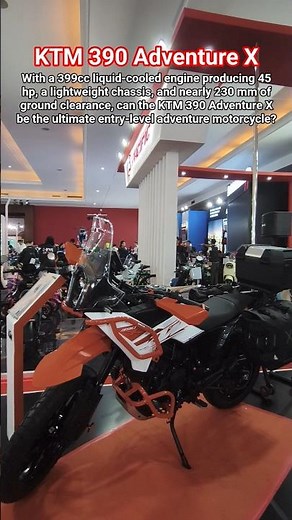 KTM 390 Adventure X: The Lightweight Adventure Bike Built for Real-World Exploration #KTM390Adventur