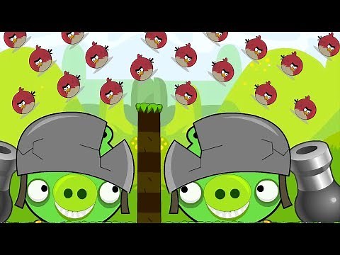 Angry Birds Collection Cannon 1 - OVERDRIVE SHOOTING HUGE BOSS PIG LEVELS!