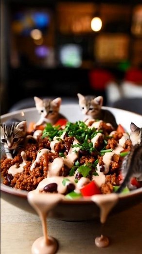 When Food Turns Alive 😱 | Realistic AI Animation | Cat, Rat, Fish & Tortoise Surprise!