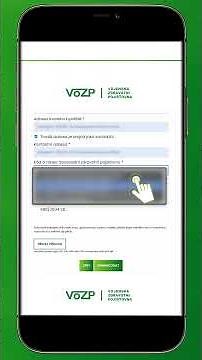 Přihlášení k Vojenské zdravotní pojišťovně na mobilním telefonu