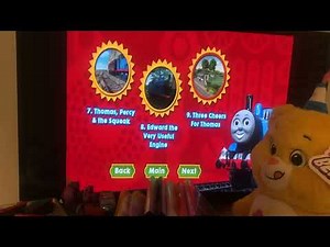 Thomas and friends bumper party collection dvd menu birthday bear version