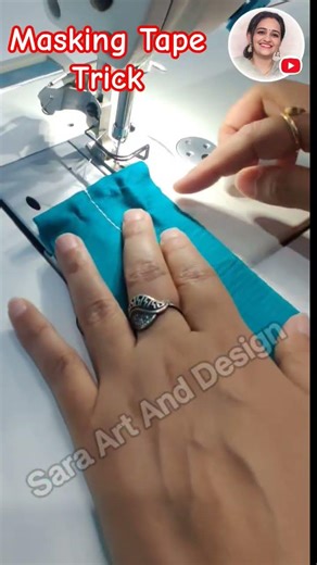 Tailoring Hack: Masking Tape Trick 🤯 #sewinghacks #diy #sewingtips #sewing #ytshorts #shorts