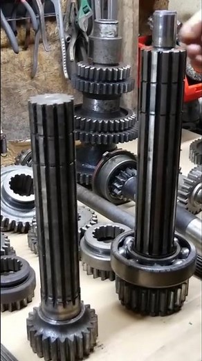 Damage to the main shaft Ursus C-4011 Zetor 3011 #ursus #zetor