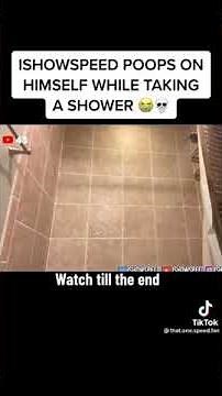 SPEED POOPS IN HIS SHOWER 😂🤣 #ishowspeed #ishowspeedy #ishowspeedshorts #funny