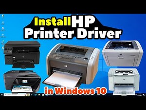 How to Download & Install Any HP Printer Driver Manually in Windows 10 PC or Laptop - 2025
