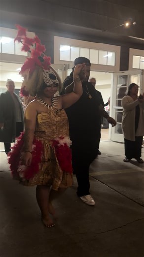 My niece absolutely did her thing for our engagement party. Her Taualuga dedication meant the world to us ♥️ she had everyone dancing ! #taualuga #samoatiktok #engagement #foryou #weloveyou @714jky