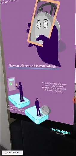 Augmented Reality Infographic with Layers