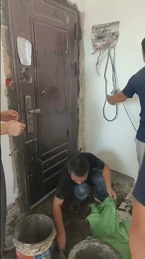 manual tile removal, hand tile scraping, DIY tile cleaning, grout removal by hand #manual #wall