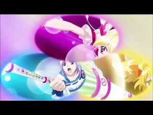 [1080p] Precure Love Sunshine, Espoir Shower, Healing Prayer Fresh (Fresh Precure Triple Attack)