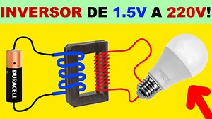 Como encender un foco con una simple batería de 1.5v! https://www.youtube.com/watch?v=2XNVoq3h2cQ | Tecnología y Soluciones