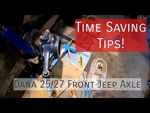 Dana 25/27 Willys Jeep Helpful Tips! Front Axle, CJ-2A, CJ-3A/B, CJ-5, CJ-6