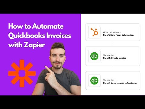 How to Automate Quickbooks Online with Zapier | Automatically Create and Send Invoices