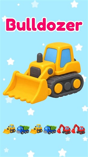 ♥️Sing Along with Construction Vehicles! | Bulldozer, Dump Truck & Excavator