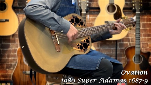 Ovation 1980 Super Adamas 1687-9 【Sound Demo】