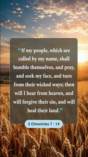 God's Promise to a Humble People | 2 Chronicles 7:14(KJV)