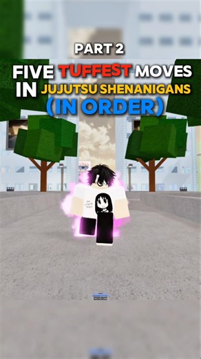 TOP 5 TUFFEST MOVES IN JUJUTSU SHENANIGANS! #JJS #Roblox