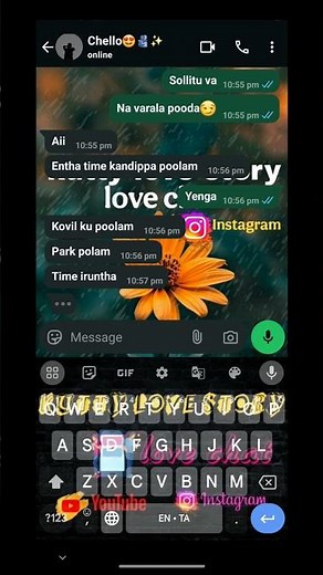 valentine's day|romantic chat|tamil romantic chating|husband wife romantic chat|whatsapp chat|status