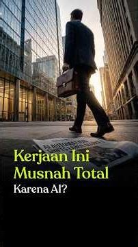 Siap-Siap! Ini Jenis Pekerjaan Baru di Era AI yang Banyak Dicari