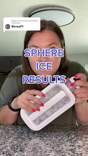 Reply to @merrissaimmerfall so cute!!! #ice #sphereice #funice #maker #amazon
