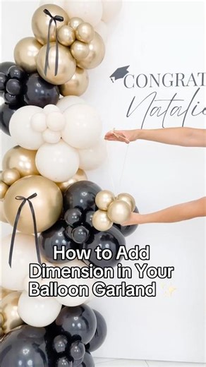 How to Add Dimension to a Balloon Garland 🎈