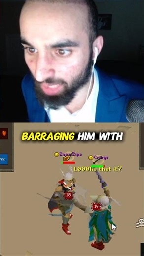 Odablock's most iconic moment as a caster 🗣️🗣️ for an epic pvp tournament #osrs #gaming #pvp #funny