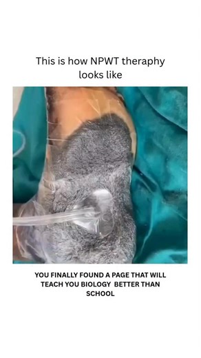 BIOLOGY | MEDICAL | HEALTH on Instagram: "NPWT (Negative Pressure Wound Therapy) is a medical treatment that promotes wound healing by applying a vacuum dressing to enhance blood flow, reduce fluid, and promote granulation tissue growth. It’s often used for chronic or complex wounds, such as diabetic foot ulcers, pressure sores, or post-surgical wounds."