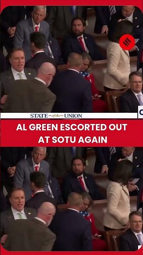 SOTU 2026: Rep. Al Green Escorted Out of House Chamber During SOTU