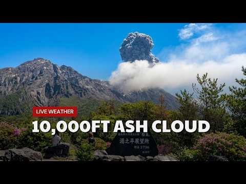 Japan Volcano Alert: 10,000ft Ash Plume & Pyroclastic Flow Threat at Sakurajima (April 2026)