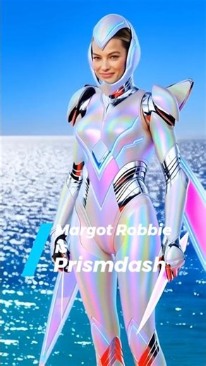 Prismdash: Margot Robbie’s Coastal Color Surge