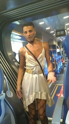 Fashion Statement on the Train: Michele Rescigno's Style