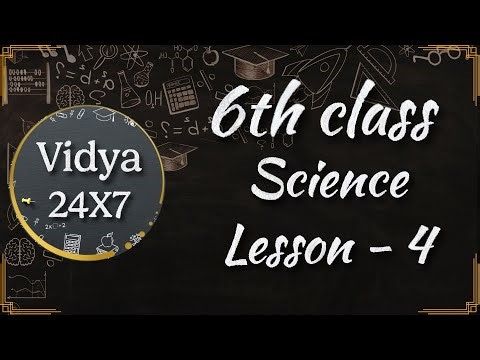 6th Class Science Lesson 4 | Telangana & AP SCERT Syllabus | Full 100% Telugu Explanation