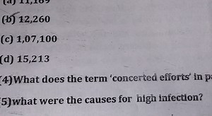 What does the term 'concerted efforts' mean?What were the caus... | Filo