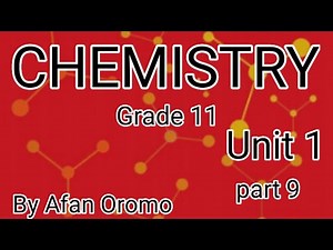 Grade 11 Chemistry unit 1 Atomic Structure and Periodic property of Elements Part 9