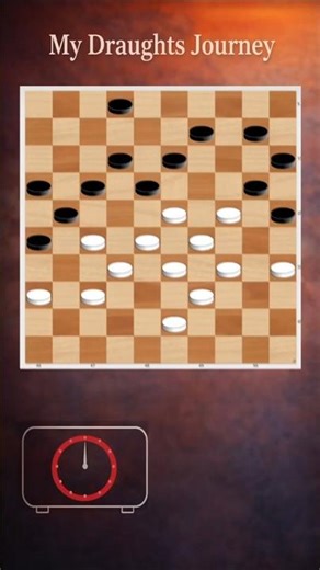 Can you beat this draughts puzzle #checkers #shorts
