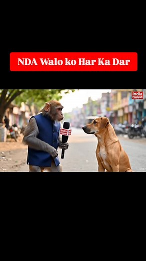 NDA Wale Ko Har Ka dar #NDA #RJD #Bihar #Viral #News #entertainment ##Tejashwi #indiapalayan #Video #you NDA walo ka har kar dar sata raha hai ispe monkey and dog ka entertainment wala video monkey and dog Bihar election news एन डी ए वालों को हार का डर। NDA वालों को हार का डर NDA वालों को हार का डर सता रही है इसे बदर और कुत्ता का मजाकिया इंटरव्यू #RJD #NDA #Bihar #Viral #News #entertanment #indiapalayan #Monkey ##Dog | Ajay Kumar Yadav