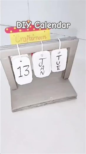 📅 DIY 2026 Calendar | Handmade Desk Calendar Craft ✨ #paperart #craft #craftideas #viral #art