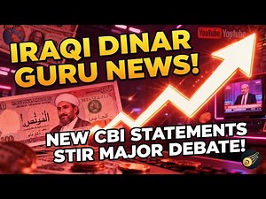 Iraqi Dinar Guru News 💥 New CBI Statements Spark Exchange Rate Stability Debate | IQD Update