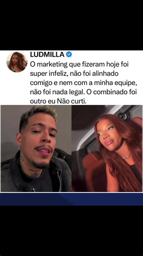 @ludmilla está sofrendo uma onda de ataques na internet devido a um marketing infeliz que Felipe Amorim fez pra agregar o álbum dele! #felipeamorim #ludmilla #dudakropf