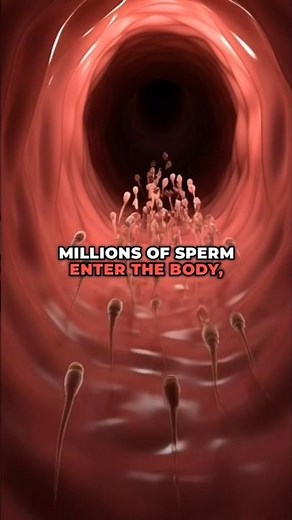 Fertilization Explained Clearly , #education #science #shorts #3danimation #humanbody