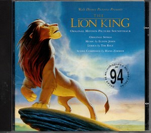 Various - The Lion King (Original Motion Picture Soundtrack)