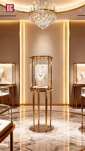 Is your display showcase truly creating value for your brand? DG’s jewelry vertical display showcases feature a tall structure, independent presentation, and precise lighting design to highlight the true value of each piece—transforming every jewel into a visual focal point within the space. From design drawings to full engineering execution, every proportion and every detail is implemented with strict precision, ensuring complete consistency between brand identity and in-store presentation. Bec