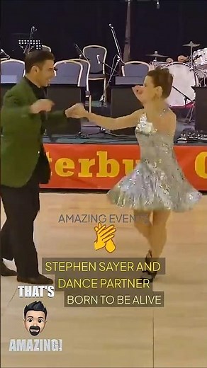 STEPHEN SAYER AND PARTNER #dancer #dancemoves #dance #dancefloor #borntobealive