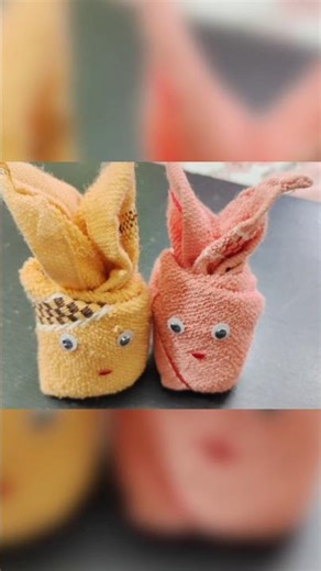 The BEST Way to Make CUTE Mini Towel Animals