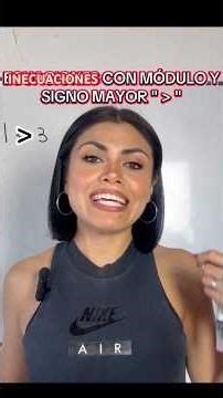 Inecuaciones con Módulo: Mayor #matematicas #secundaria