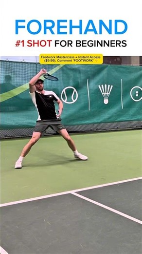 Tennis Forehand: Beginner’s #1 Shot. #tennis #tennisforehand #forehand #tennistips