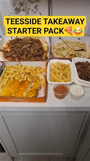 Teesside Takeaway That Hits Different 🍕🍗🇬🇧😂 #teesside #northeastengland #takeaway #foodvlog #food